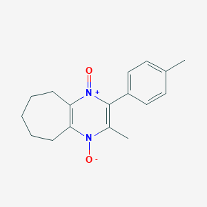 2-methyl-3-(4-methylphenyl)-6,7,8,9-tetrahydro-5H-cyclohepta[b]pyrazine 1,4-dioxide