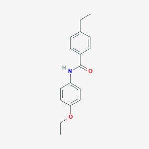molecular formula C17H19NO2 B501502 N-(4-ethoxyphenyl)-4-ethylbenzamide 
