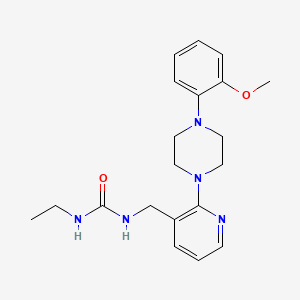 molecular formula C20H27N5O2 B5015047 N-ethyl-N'-({2-[4-(2-methoxyphenyl)-1-piperazinyl]-3-pyridinyl}methyl)urea 