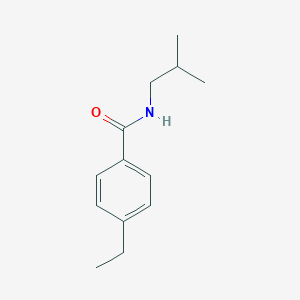 molecular formula C13H19NO B501505 4-ethyl-N-isobutylbenzamide 