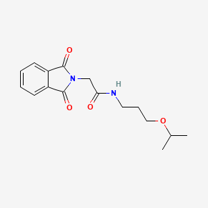 2-(1,3-DIOXO-2,3-DIHYDRO-1H-ISOINDOL-2-YL)-N-[3-(PROPAN-2-YLOXY)PROPYL]ACETAMIDE