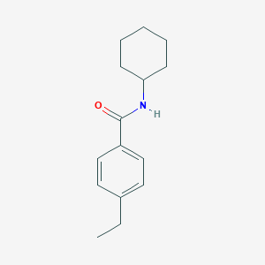molecular formula C15H21NO B501509 N-cyclohexyl-4-ethylbenzamide 