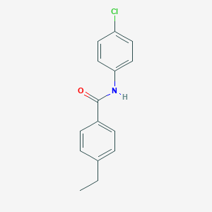 molecular formula C15H14ClNO B501510 N-(4-chlorophenyl)-4-ethylbenzamide CAS No. 565159-85-5