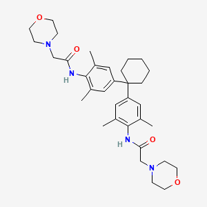 N,N'-[1,1-cyclohexanediylbis(2,6-dimethyl-4,1-phenylene)]bis[2-(4-morpholinyl)acetamide]