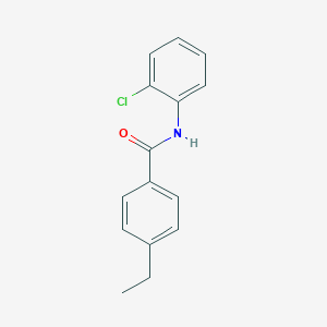 molecular formula C15H14ClNO B501514 N-(2-chlorophenyl)-4-ethylbenzamide 