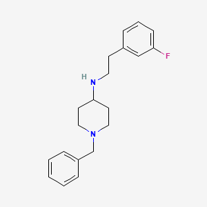 1-benzyl-N-[2-(3-fluorophenyl)ethyl]-4-piperidinamine