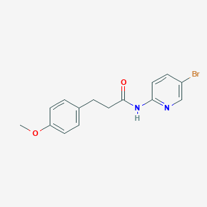 N-(5-bromo-2-pyridinyl)-3-(4-methoxyphenyl)propanamide