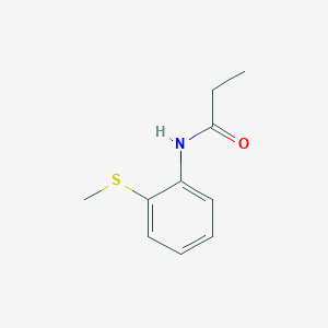 molecular formula C10H13NOS B501519 N-[2-(methylsulfanyl)phenyl]propanamide 