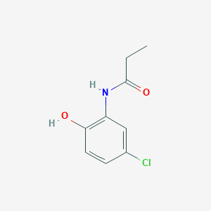 molecular formula C9H10ClNO2 B501520 N-(5-chloro-2-hydroxyphenyl)propanamide 