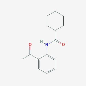 molecular formula C15H19NO2 B501522 N-(2-Acetylphenyl)cyclohexanecarboxamide CAS No. 433214-46-1