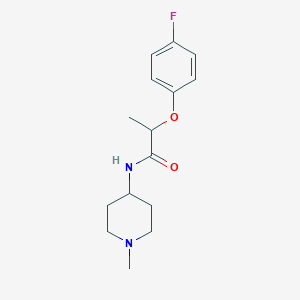 2-(4-fluorophenoxy)-N-(1-methylpiperidin-4-yl)propanamide