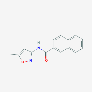 molecular formula C15H12N2O2 B501527 N-(5-methyl-3-isoxazolyl)-2-naphthamide 