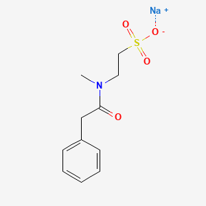 molecular formula C11H14NNaO4S B5015277 sodium 2-[methyl(phenylacetyl)amino]ethanesulfonate 