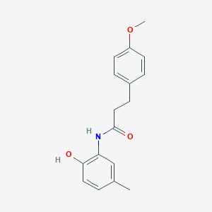 N-(2-hydroxy-5-methylphenyl)-3-(4-methoxyphenyl)propanamide