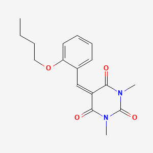 5-(2-butoxybenzylidene)-1,3-dimethyl-2,4,6(1H,3H,5H)-pyrimidinetrione