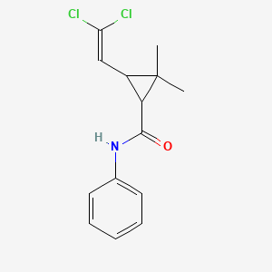 3-(2,2-dichlorovinyl)-2,2-dimethyl-N-phenylcyclopropanecarboxamide