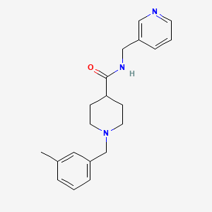 1-(3-methylbenzyl)-N-(3-pyridinylmethyl)-4-piperidinecarboxamide