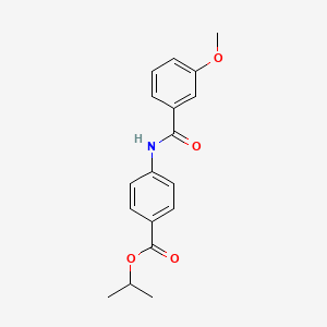 isopropyl 4-[(3-methoxybenzoyl)amino]benzoate