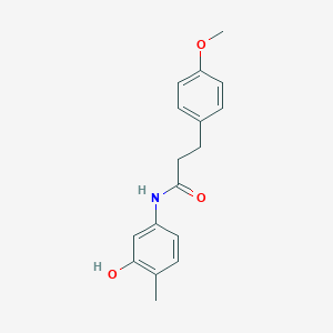 N-(3-hydroxy-4-methylphenyl)-3-(4-methoxyphenyl)propanamide