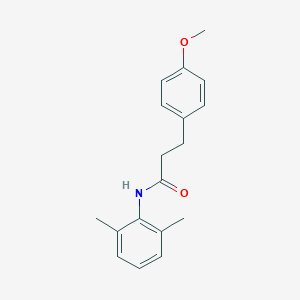 molecular formula C18H21NO2 B501541 N-(2,6-dimethylphenyl)-3-(4-methoxyphenyl)propanamide 