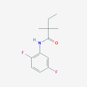 molecular formula C12H15F2NO B501545 N-(2,5-difluorophenyl)-2,2-dimethylbutanamide 