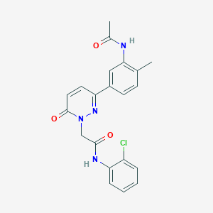 2-[3-[3-(acetylamino)-4-methylphenyl]-6-oxo-1(6H)-pyridazinyl]-N-(2-chlorophenyl)acetamide