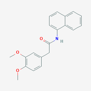 molecular formula C20H19NO3 B501548 2-(3,4-dimethoxyphenyl)-N-(1-naphthyl)acetamide CAS No. 551926-02-4