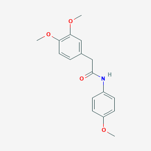 molecular formula C17H19NO4 B501549 2-(3,4-dimethoxyphenyl)-N-(4-methoxyphenyl)acetamide CAS No. 405149-25-9