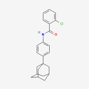 N-[4-(1-adamantyl)phenyl]-2-chlorobenzamide