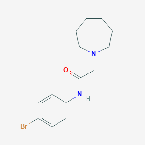 molecular formula C14H19BrN2O B501553 2-(azepan-1-yl)-N-(4-bromophenyl)acetamide CAS No. 89473-76-7