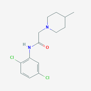 molecular formula C14H18Cl2N2O B501554 N-(2,5-dichlorophenyl)-2-(4-methylpiperidin-1-yl)acetamide CAS No. 453581-36-7