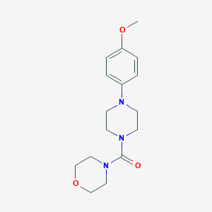 molecular formula C16H23N3O3 B501555 4-(4-Methoxyphenyl)piperazinyl morpholin-4-yl ketone CAS No. 586996-95-4