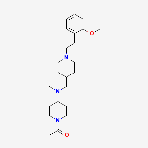 1-acetyl-N-({1-[2-(2-methoxyphenyl)ethyl]-4-piperidinyl}methyl)-N-methyl-4-piperidinamine