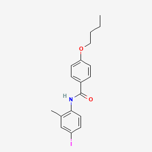 4-butoxy-N-(4-iodo-2-methylphenyl)benzamide