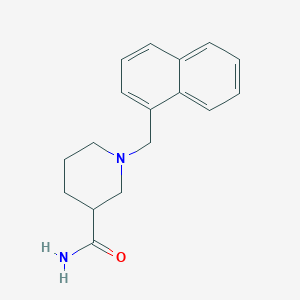 molecular formula C17H20N2O B5015638 1-(1-naphthylmethyl)-3-piperidinecarboxamide 