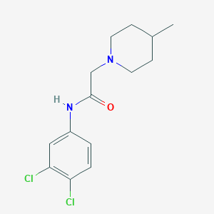 molecular formula C14H18Cl2N2O B501565 N-(3,4-dichlorophenyl)-2-(4-methyl-1-piperidinyl)acetamide CAS No. 850555-17-8
