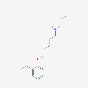 N-butyl-5-(2-ethylphenoxy)-1-pentanamine