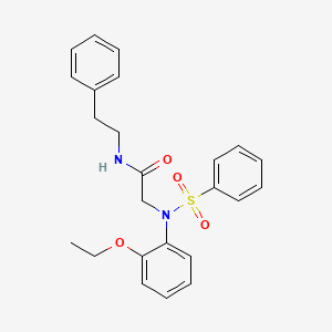 N~2~-(2-ethoxyphenyl)-N~1~-(2-phenylethyl)-N~2~-(phenylsulfonyl)glycinamide