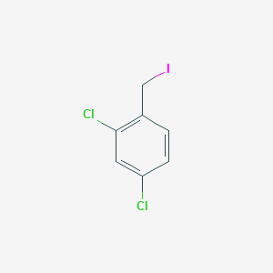 molecular formula C7H5Cl2I B050158 2,4-二氯-1-(碘甲基)苯 CAS No. 116529-35-2