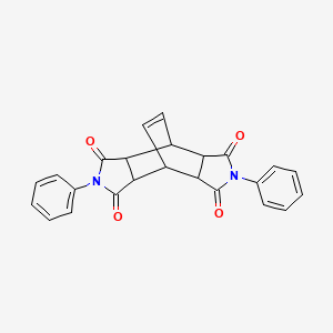 4,10-diphenyl-4,10-diazatetracyclo[5.5.2.0~2,6~.0~8,12~]tetradec-13-ene-3,5,9,11-tetrone