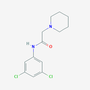 N-(3,5-dichlorophenyl)-2-piperidin-1-ylacetamide