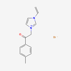 3-[2-(4-methylphenyl)-2-oxoethyl]-1-vinyl-1H-imidazol-3-ium bromide