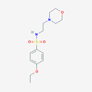 4-ethoxy-N-[2-(4-morpholinyl)ethyl]benzenesulfonamide
