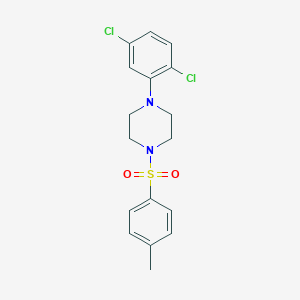 molecular formula C17H18Cl2N2O2S B501617 1-(2,5-Dichlorophenyl)-4-tosylpiperazine CAS No. 693233-46-4