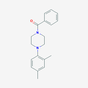 molecular formula C19H22N2O B501618 1-Benzoyl-4-(2,4-dimethylphenyl)piperazine CAS No. 693253-67-7
