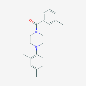 1-(2,4-Dimethylphenyl)-4-(3-methylbenzoyl)piperazine