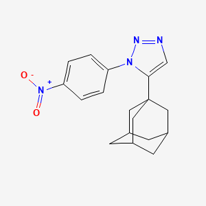 molecular formula C18H20N4O2 B5016205 5-(1-adamantyl)-1-(4-nitrophenyl)-1H-1,2,3-triazole 