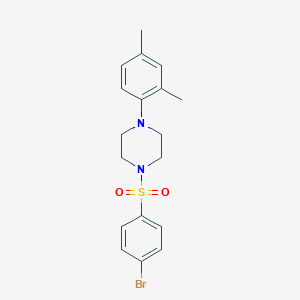 1-[(4-Bromophenyl)sulfonyl]-4-(2,4-dimethylphenyl)piperazine