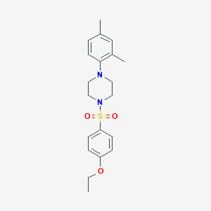 1-(2,4-Dimethylphenyl)-4-[(4-ethoxyphenyl)sulfonyl]piperazine