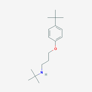 molecular formula C17H29NO B5016265 N-(tert-butyl)-3-(4-tert-butylphenoxy)-1-propanamine 